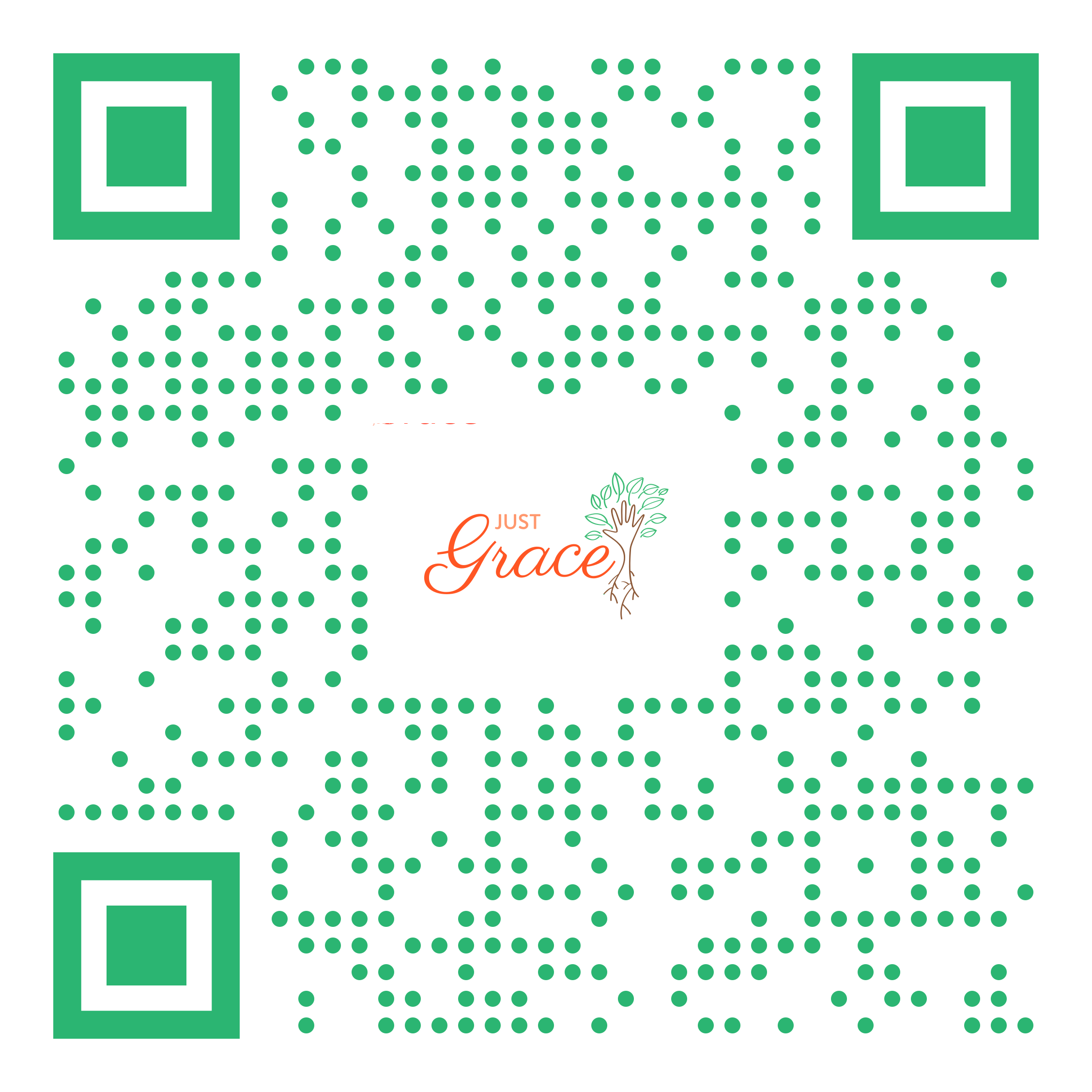 SnapScan QR code for donations to Just Grace
